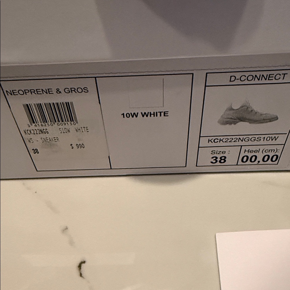 Dior Cream Lace-Up Chunky Sneakers - Picture 10 of 10